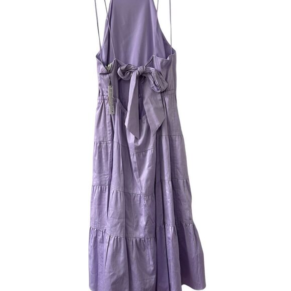 Alice + Olivia Hartley Tie Back Midi Dress - Picture 8 of 10